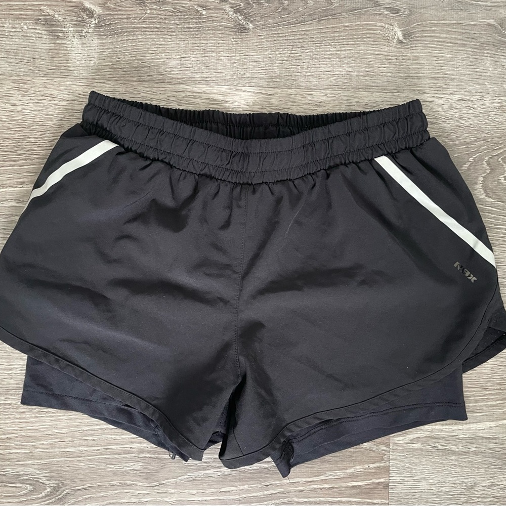 Black workout shorts